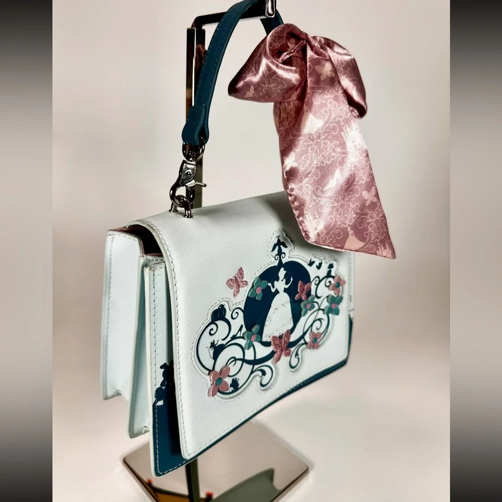 Disney Loungefly Cinderella Carriage Silhouette Handbag